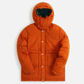 By Parra Trees in Wind Puffer Jacket 'Sienna Orange' – streetwear