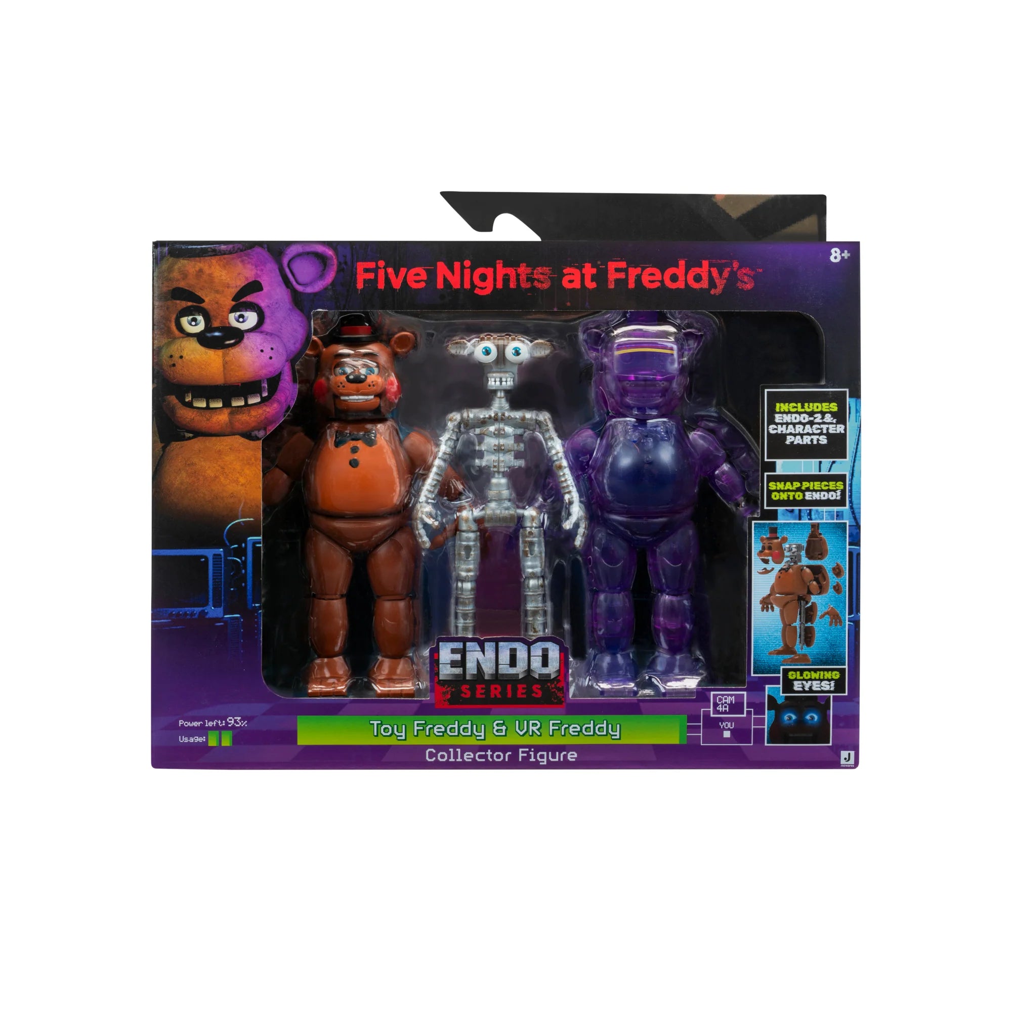 Jazwares Five Nights at Freddy's Endoskeleton Toy + VR Freddy