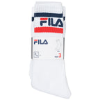 FILA Unisex Sport Socks White 3-Pack – streetwear, photo 3