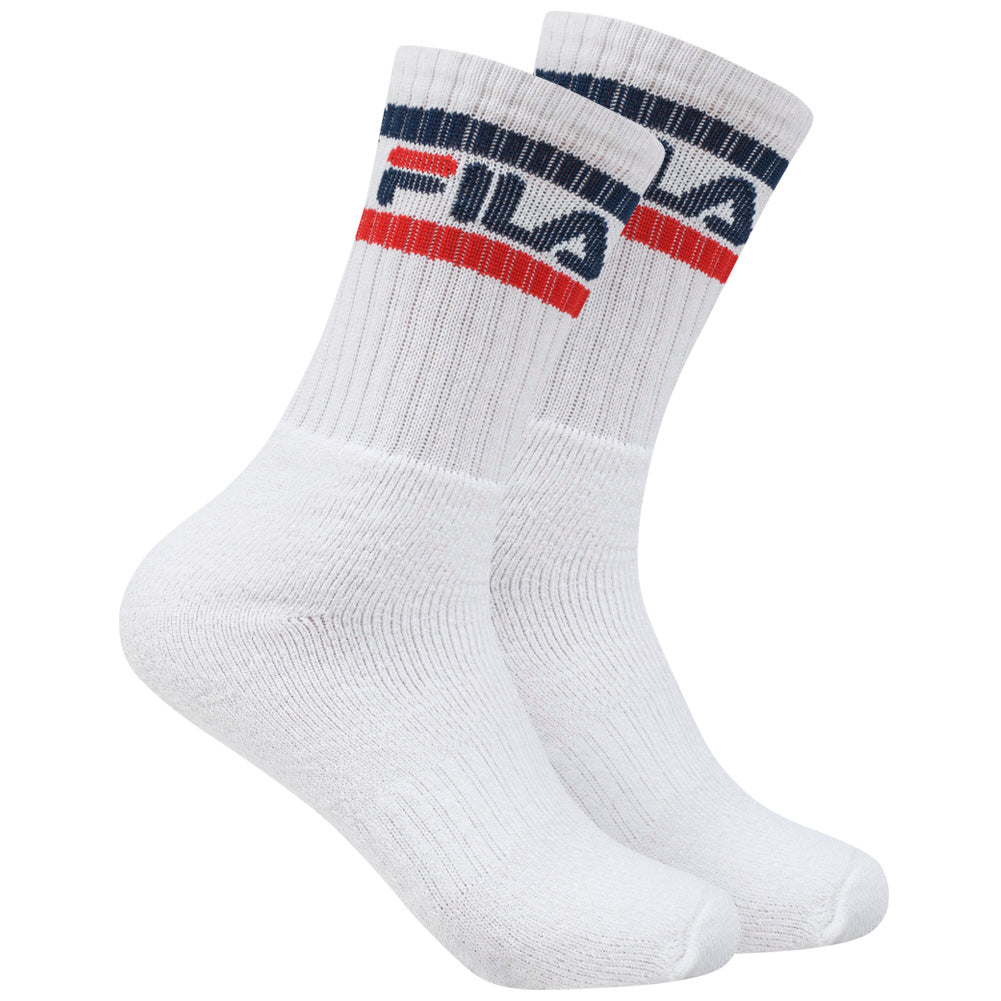 FILA Unisex Sport Socks White 3-Pack – streetwear, photo 2