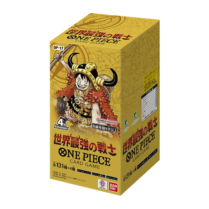 One Piece The World’s Strongest Warriors OP17 Booster Box (Japanese)