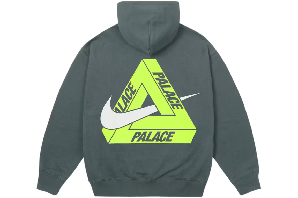 Palace x Nike Tri Swoosh Hoodie 'Charcoal' – authentic sneaker, photo 2