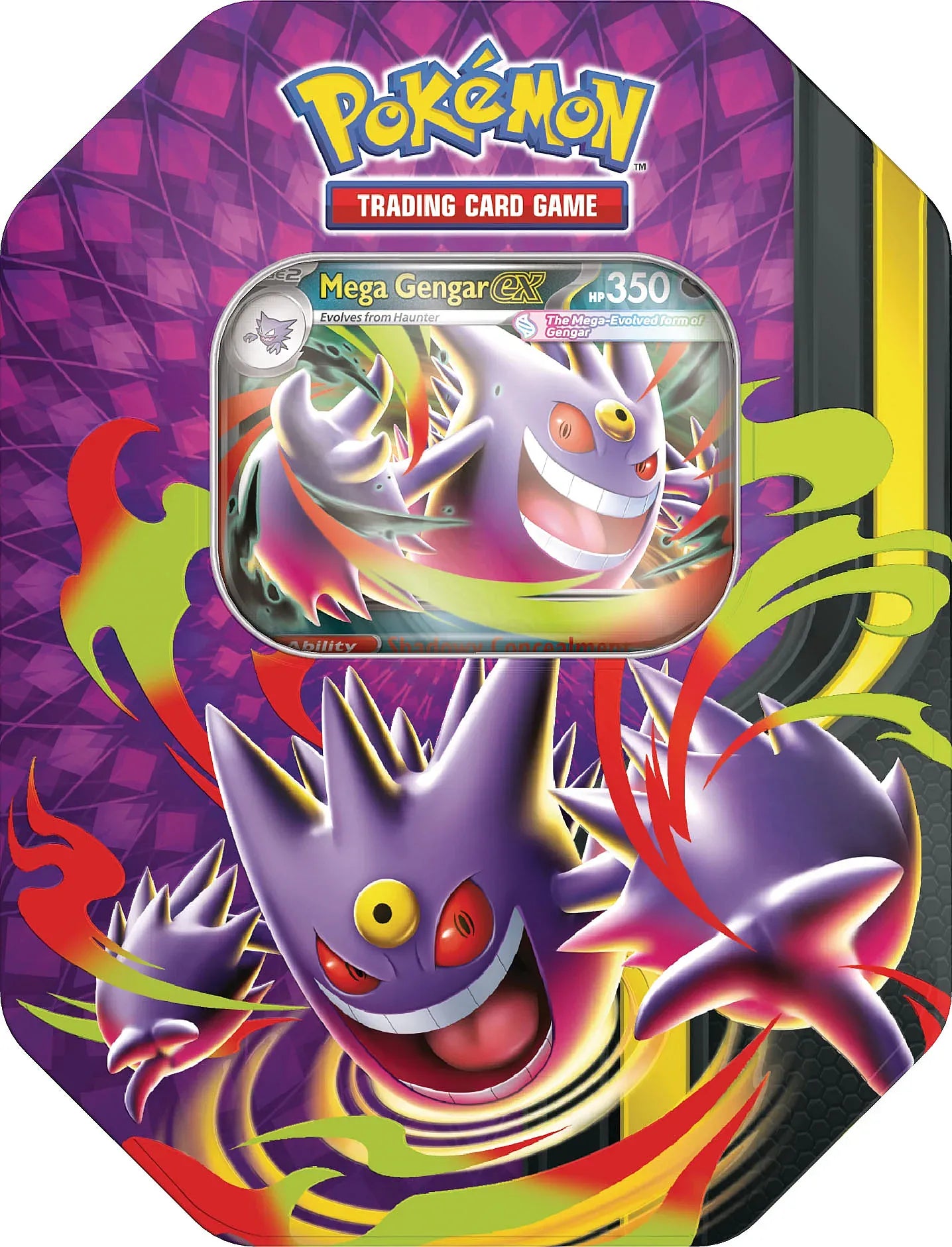 Pokémon Mega Moonlit Tins Mega Gengar ex Tin