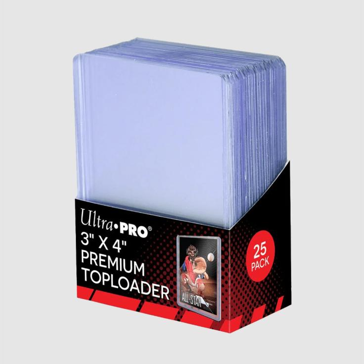 Ultra Pro Standard Toploader Super Clear Premium - 3" x 4" (25 Pieces)